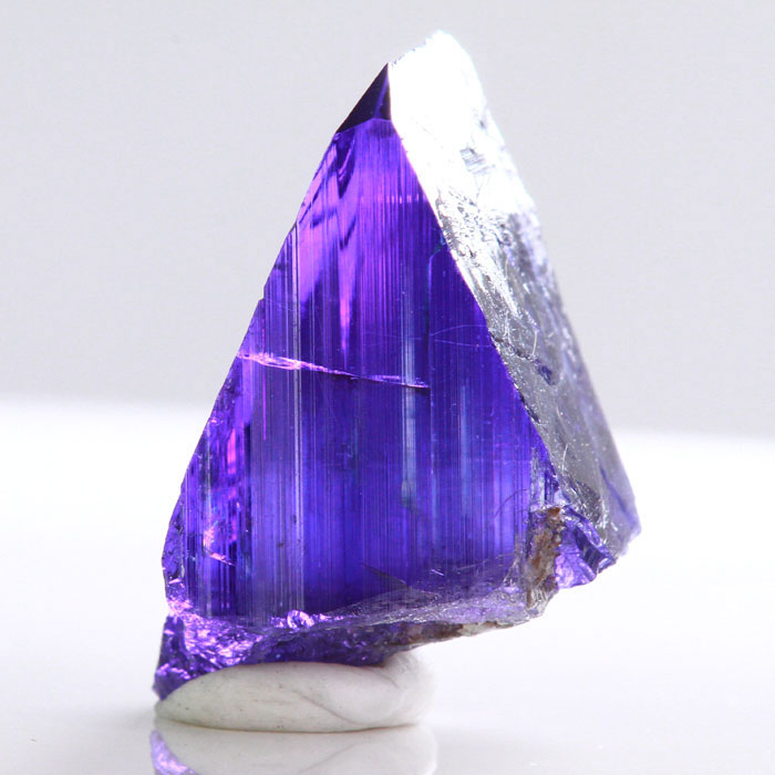 Natural Unheated Raw Tanzanite Crystal Purple Blue