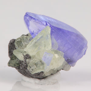 Very small tanzanite crystal specimen
