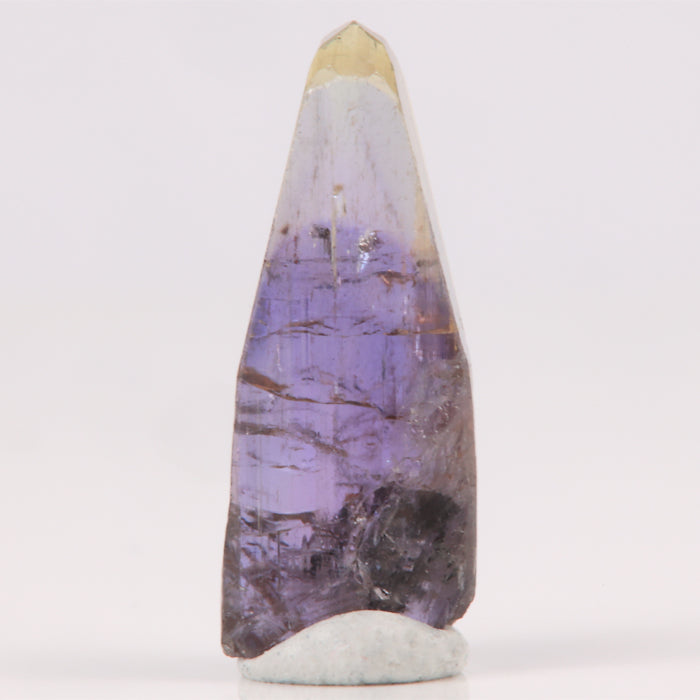 Unheated bicolor tanzanite crystal specimen