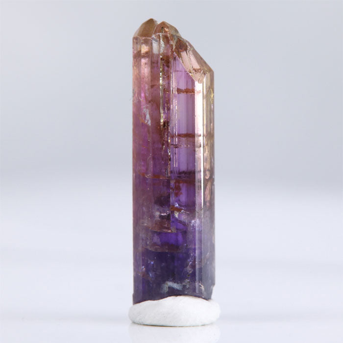 Pink Yellow Tanzanite Crystal Unheated