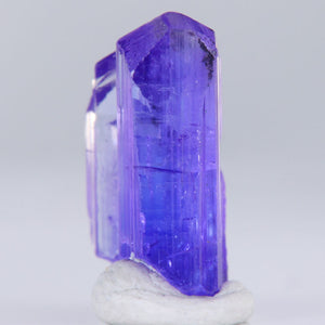 Blue pink tanzanite crystal