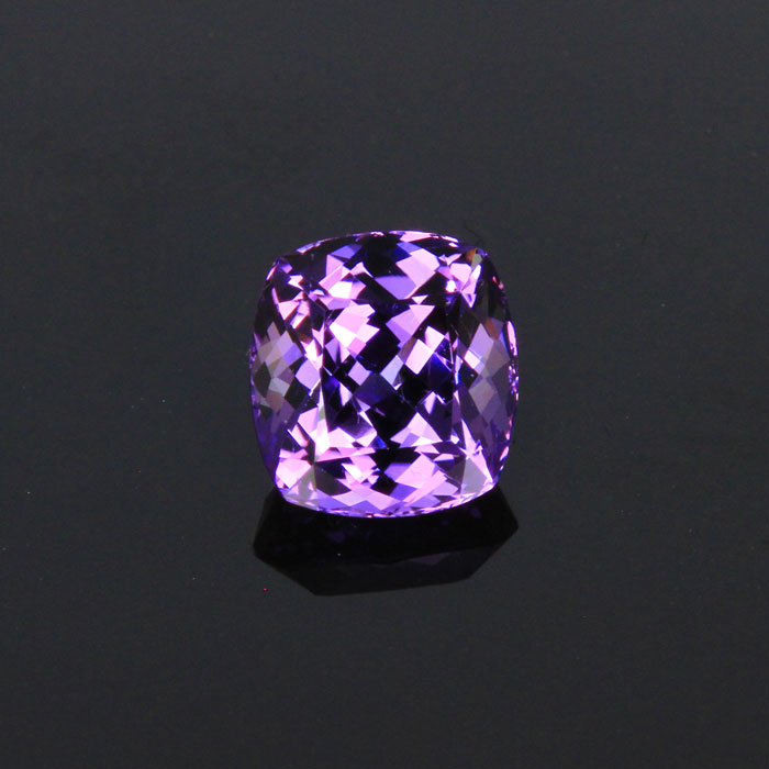 Natural Purple Tanzanite Antique  Cushion Gemstone 1.78 Carats