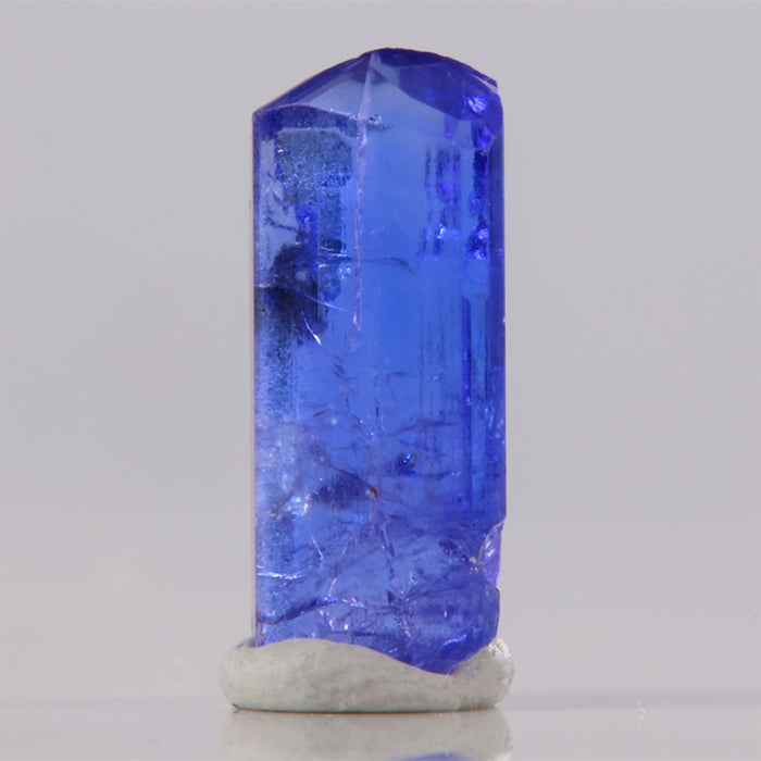 blue gemmy tanzanite crystal mineral specimen