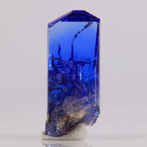 Dark blue tanzanite crystal mineral specimen