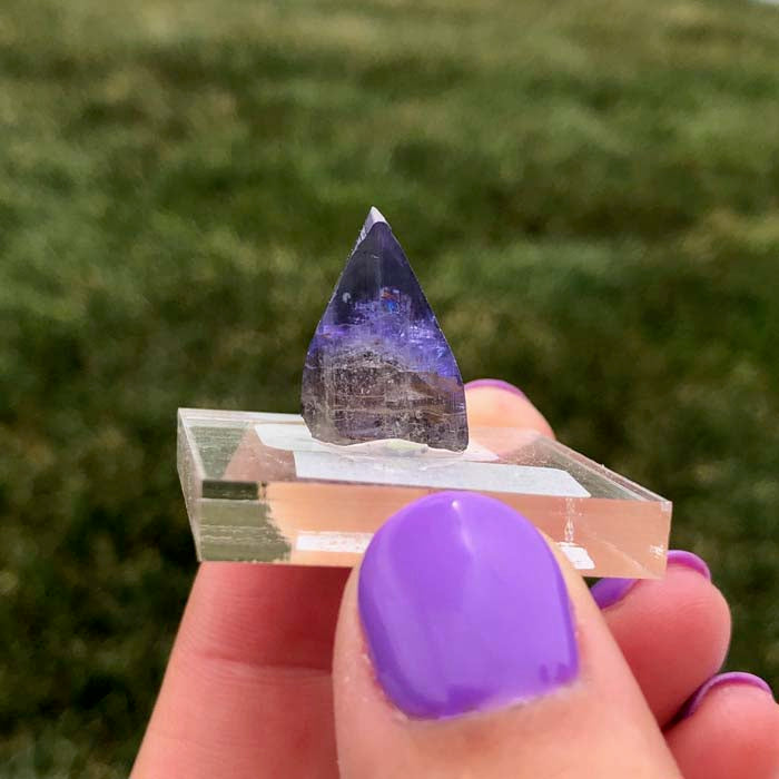 Raw Natural Unheated Purple Tanzanite Crystal Deisel
