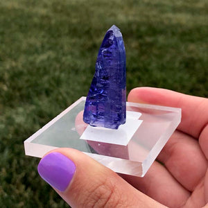Large Raw Tanzanite Crystal Blue Purple Rough