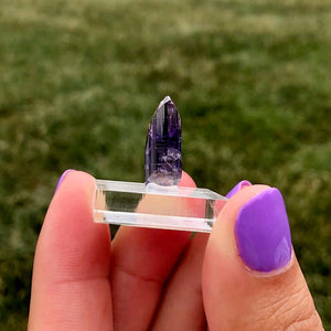 Natural Unheated Tanzanite Crystal Purple