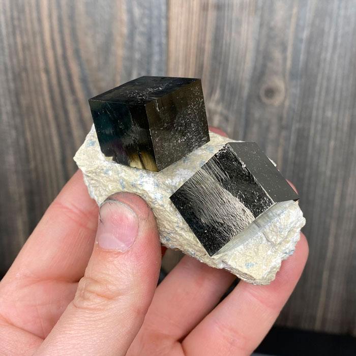 Duel Pyrite Speciman