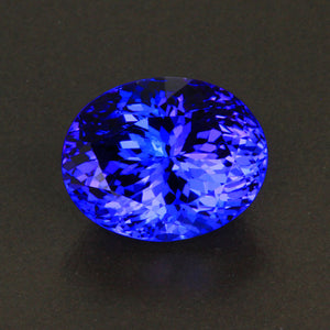 (ON HOLD FOR STACY) Violet Blue Oval Tanzanite Gemstone 4.74 Carats