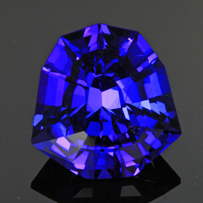 step style shield tanzaznite gemstone