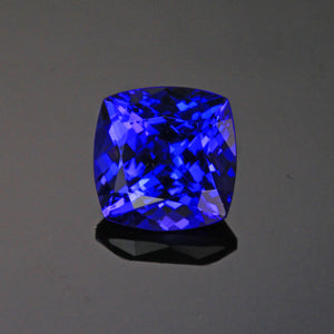 Heather Violet Blue Square Cushion Tanzanite Gemstone 2.27 Carats