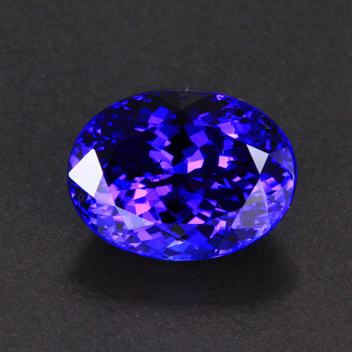 Hold for Charles M Blue Violet Oval Tanzanite Gemstone 6.64 Carats
