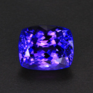 Blue Violet Antique Cushoin Tanzanite Gemstone 5.51 Carats