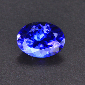 Blue Violet Vivid Oval Tanzanite Gemstone 1.17 Carats