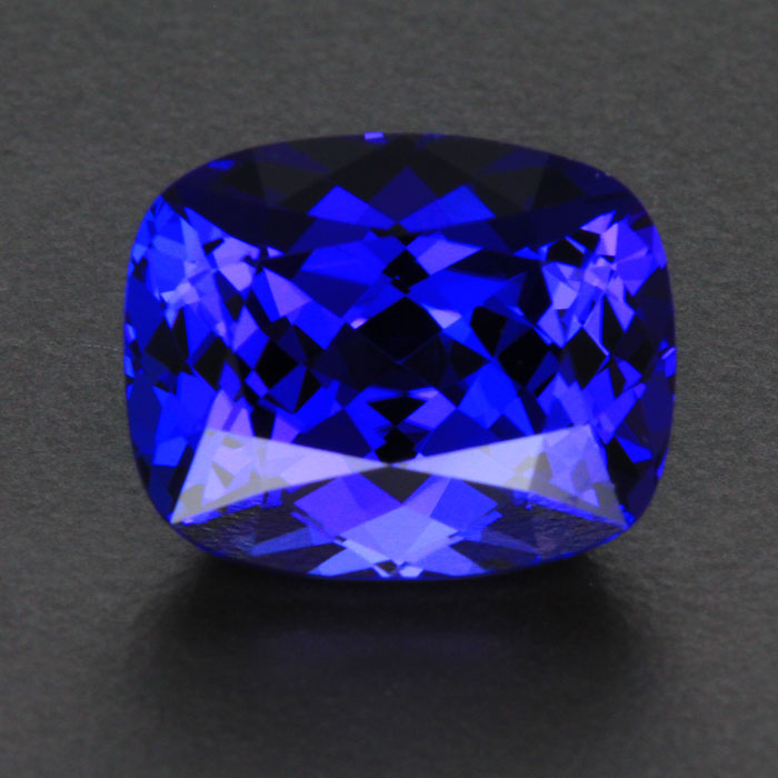Violet Blue Antique Cushion Tanzanite Gemstone 10.99 Carats