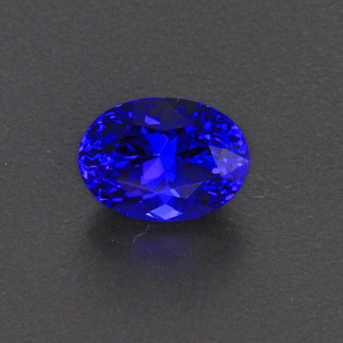 Violet Blue Oval Tanzanite Gemstone 5.06 Carats