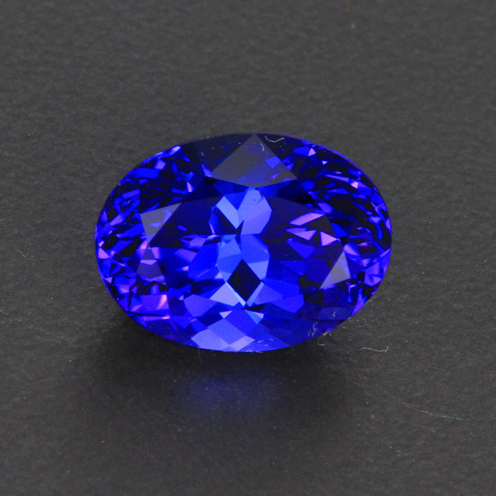 Violet Blue Oval Tanzanite Gemstone 4.64 Carats