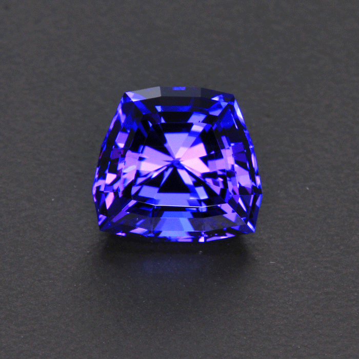 Blue Violet Shield Tanzanite Gemstone