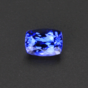 Violet Blue Antique Cushion Tanzanite Gemstone 1.67 Carats