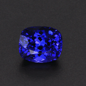 Violet Blue Antique Cushion Tanzanite Gemstone 3.71 Carats