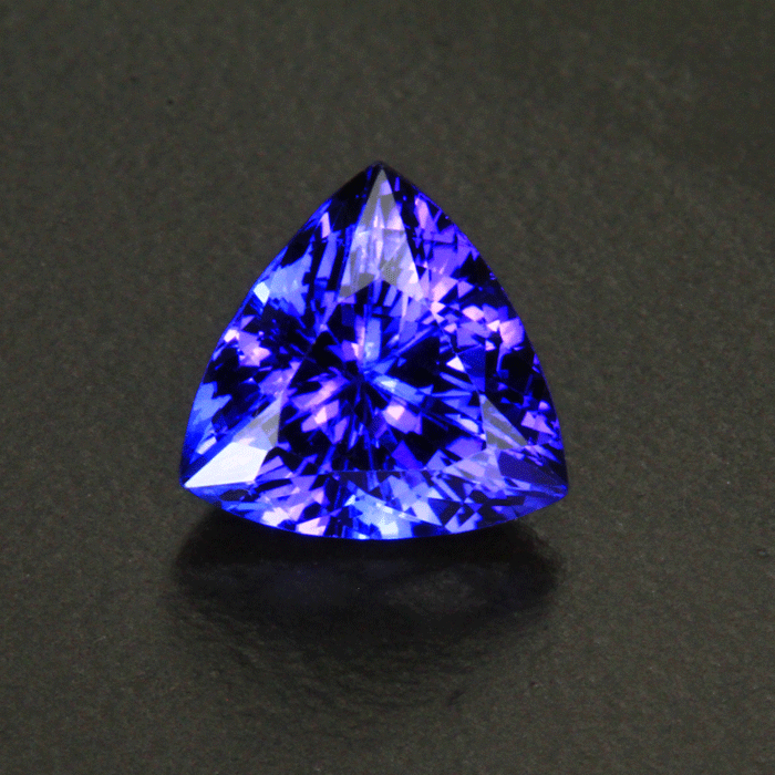 ON HOLD RAJ Blue Violet Trilliant Tanzanite Gemstone 2.66 Carats