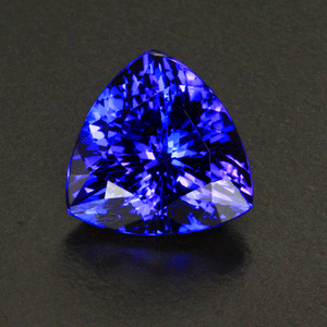 Violet Blue Trilliant Cut Tanzanite Gemstone 4.78 Carats