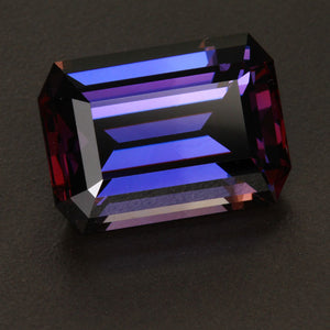 Stepped Emerald Cut Tanzanite Gemstone 20.46 Carats