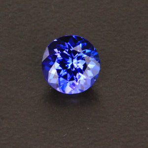 For Cherie  Violet Blue Round Brilliant Cut Tanzanite Gemstone .93 Carats