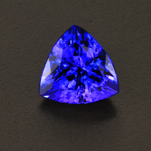 Violet Blue Trilliant Cut Tanzanite Gemstone 3.22 Carats