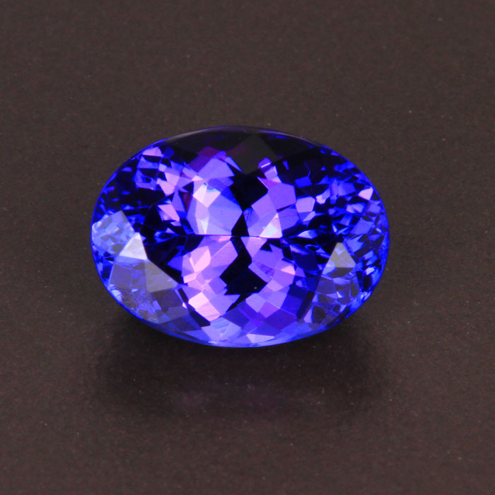 (ON HOLD KC) Blue VIolet Oval Tanzanite Gemstone 4.31 Carats