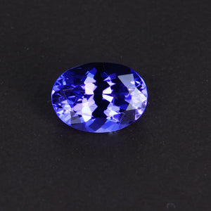 Blue Violet Oval Tanzanite Gemstone 1.13 Carats