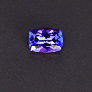 Blue Violet Antique Cushion Tanzanite Gemstone 1.00 Carats