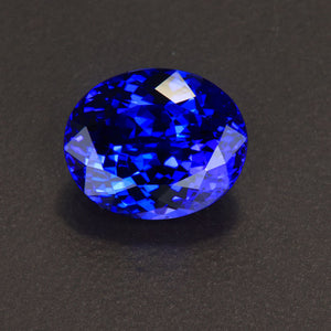 VIolet Blue Oval Tanzanite Gemstone