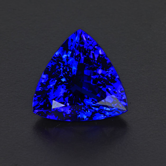Violet Blue Trilliant Tanzanite Gemstone 