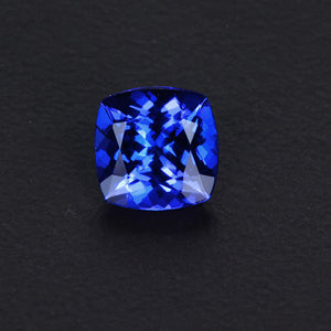 On hold Jenny Violet Blue Square Cushion Tanzanite Gemstone 1.55 Carats