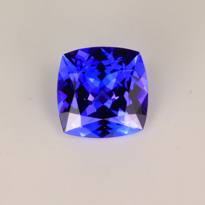 Exceptional Tanzanite Square Cushion 2.77 Carats