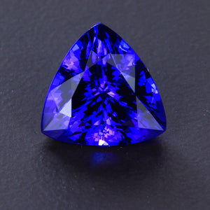 Blue Violet Trilliant Cut Tanzanite Gemstone 4.26 Carats