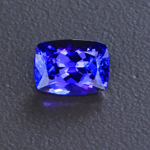 DEAL OF THE DAY Violet Blue Antique Cushion Tanzanite Gemstone 1.76 Carats