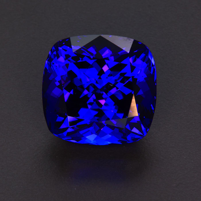 Color Perfection Square Cushion Tanzanite