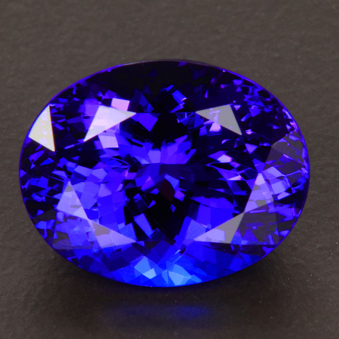 Blue Violet Oval Tanzanite