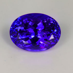 (ON HOLD PENNY) Violet Blue Oval Tanzanite Gemstone 6.67 Carats