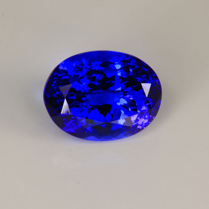 Violet Blue Oval Tanzanite Gemstone 