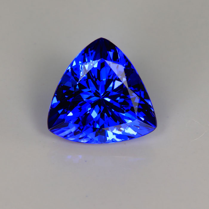 Violet Blue Trilliant Tanzanite Gemstone