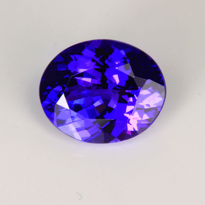Blue Violet Oval Tanzanite