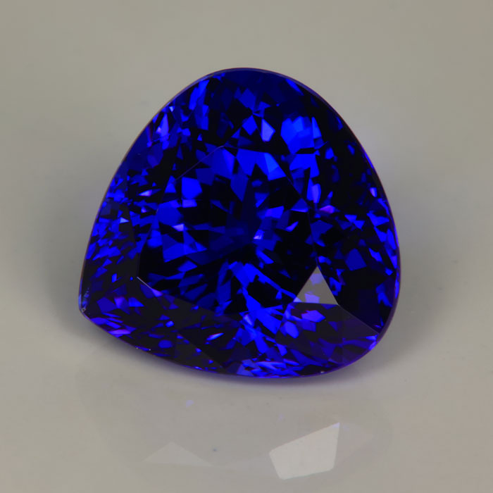 Violet Blue Shield/Heart Trilliant Tanzanite