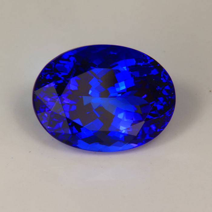 Violet Blue Oval Tanzanite