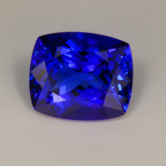 Violet Blue Antique Cushion Tanzanite