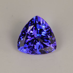 Blue Violet Purple Tanzanite Trilliant Gemstone