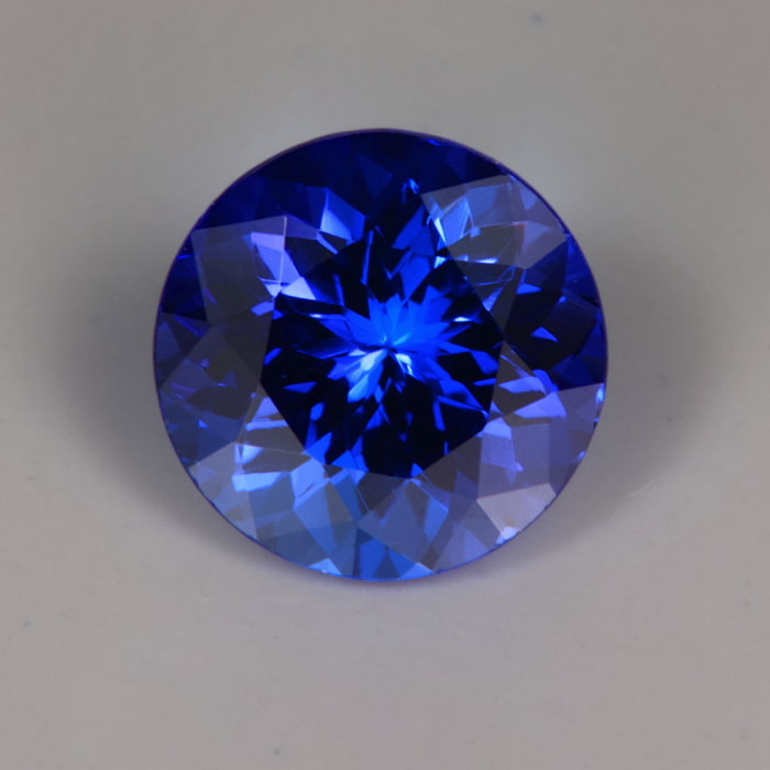 ON HOLD PS: Violet Blue Round Tanzanite Gemstone 1.58cts