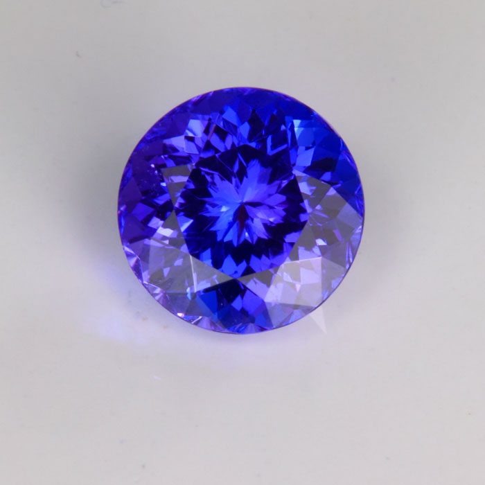 DEAL OF THE DAY!! Blue Violet Round Brilliant Tanzanite Gemstone 3.74cts